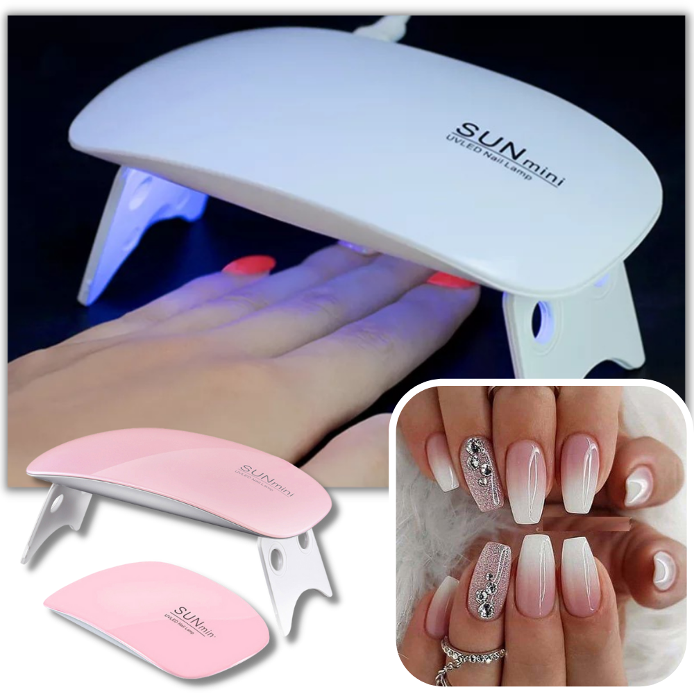 Lámpara de gel para uñas con luz UV y secador LED - Ozerty