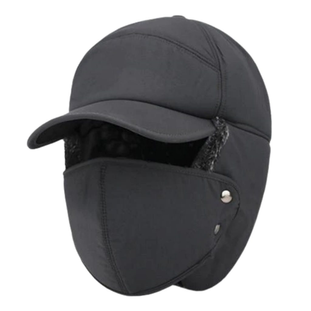 Gorra de protección facial y auditiva unisex a prueba de viento - Ozerty