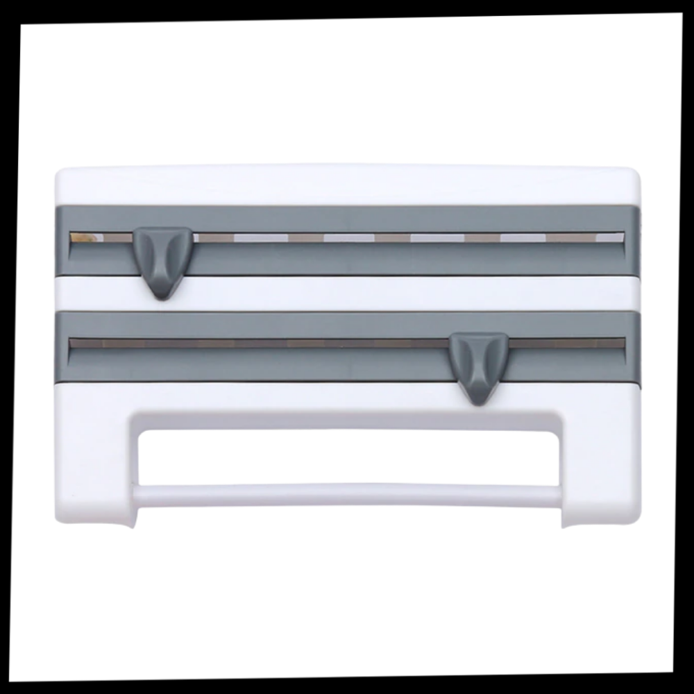 Portarrollos de plástico y toallas de papel 4 en 1 para la pared - Ozerty