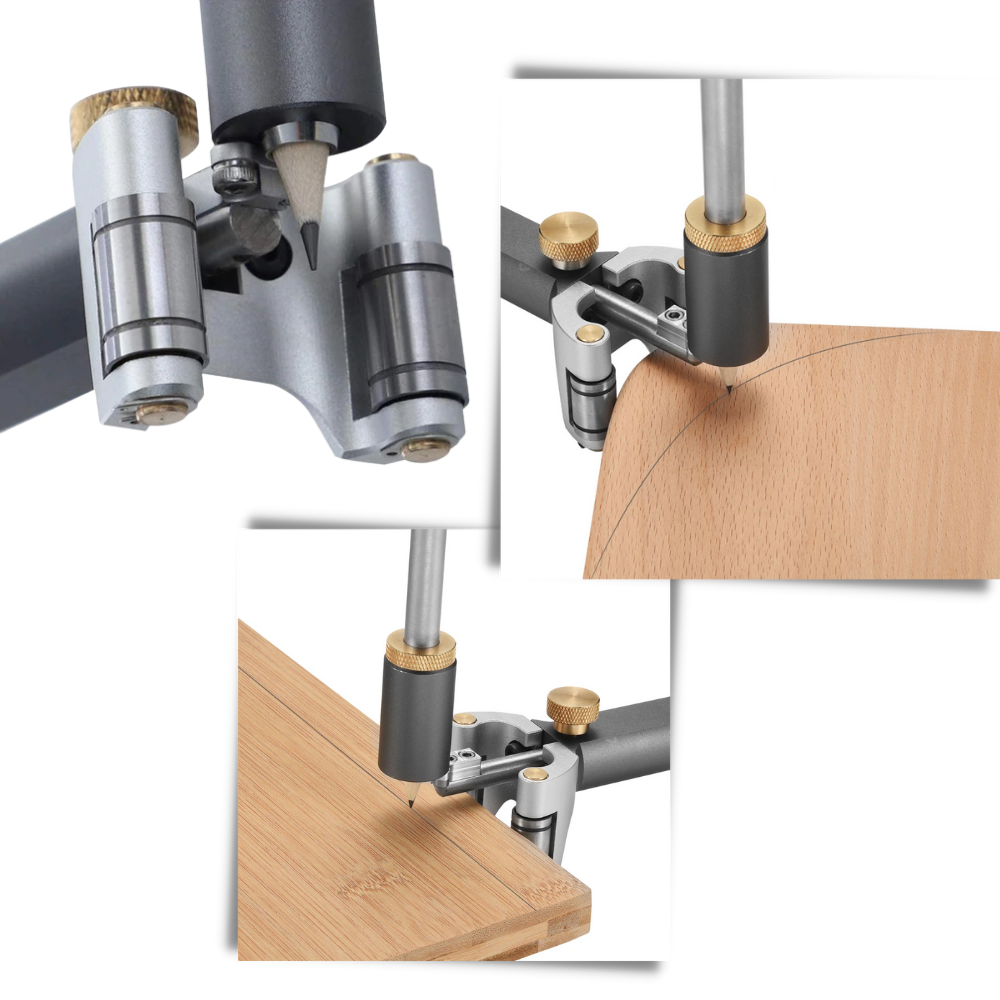 Herramienta de trazado de doble función para trabajar la madera - Ozerty