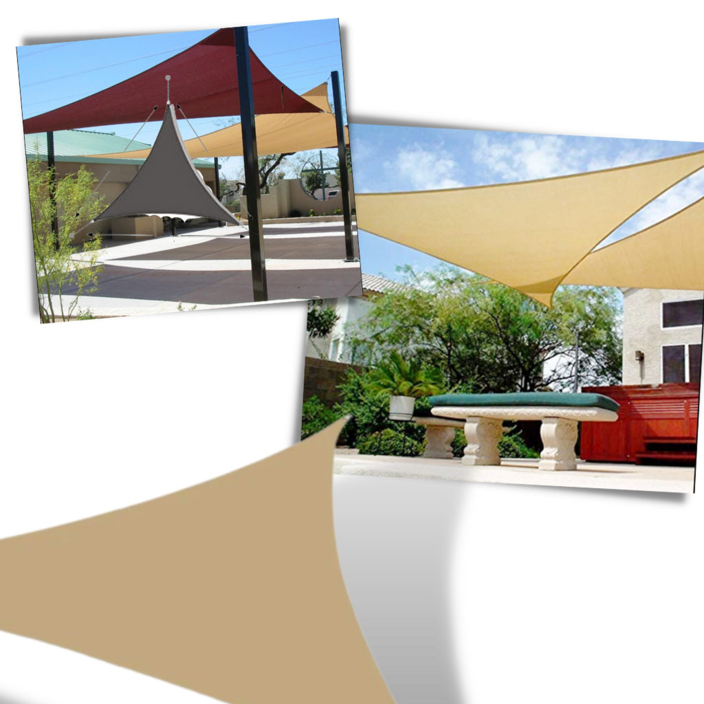 Toldo vela triangular resistente al agua - Ozerty
