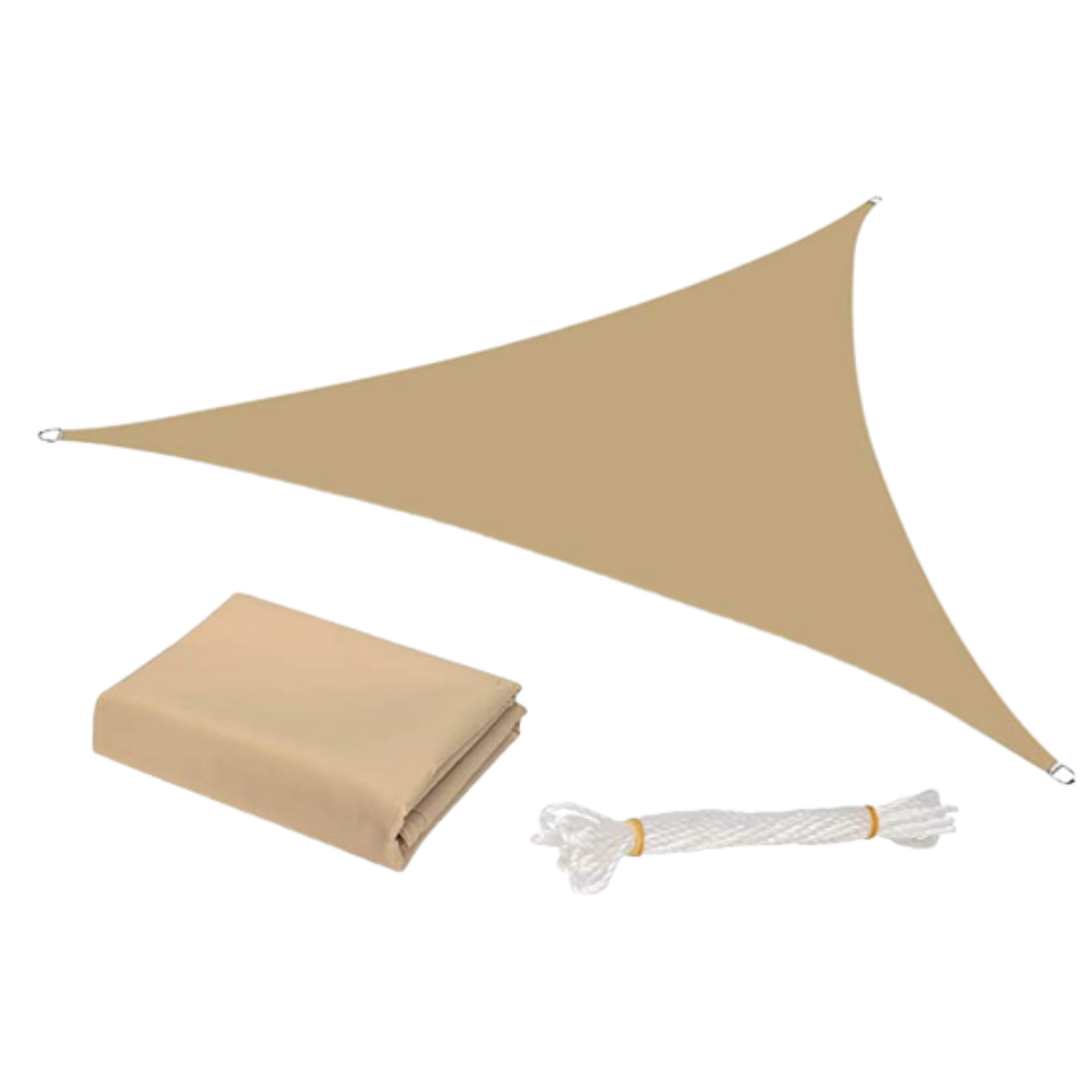 Toldo vela triangular resistente al agua