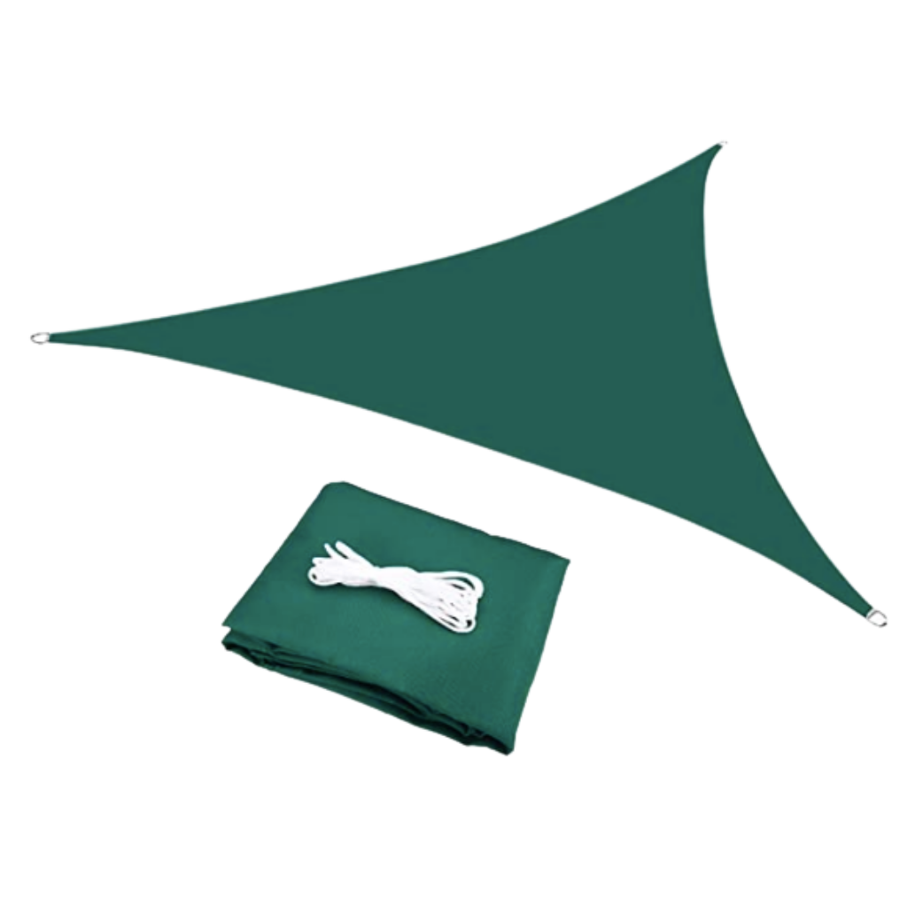 Toldo vela triangular resistente al agua