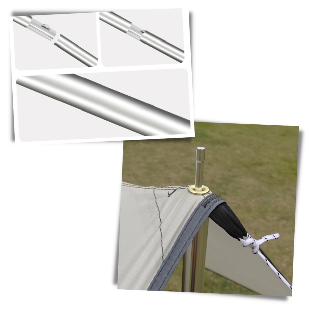 Juego de carpa impermeable para acampar - Ozerty