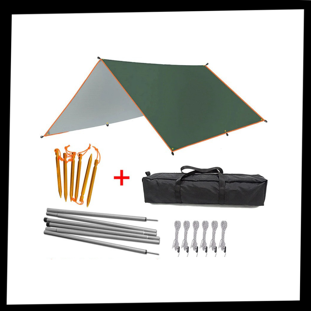 Juego de carpa impermeable para acampar - Ozerty