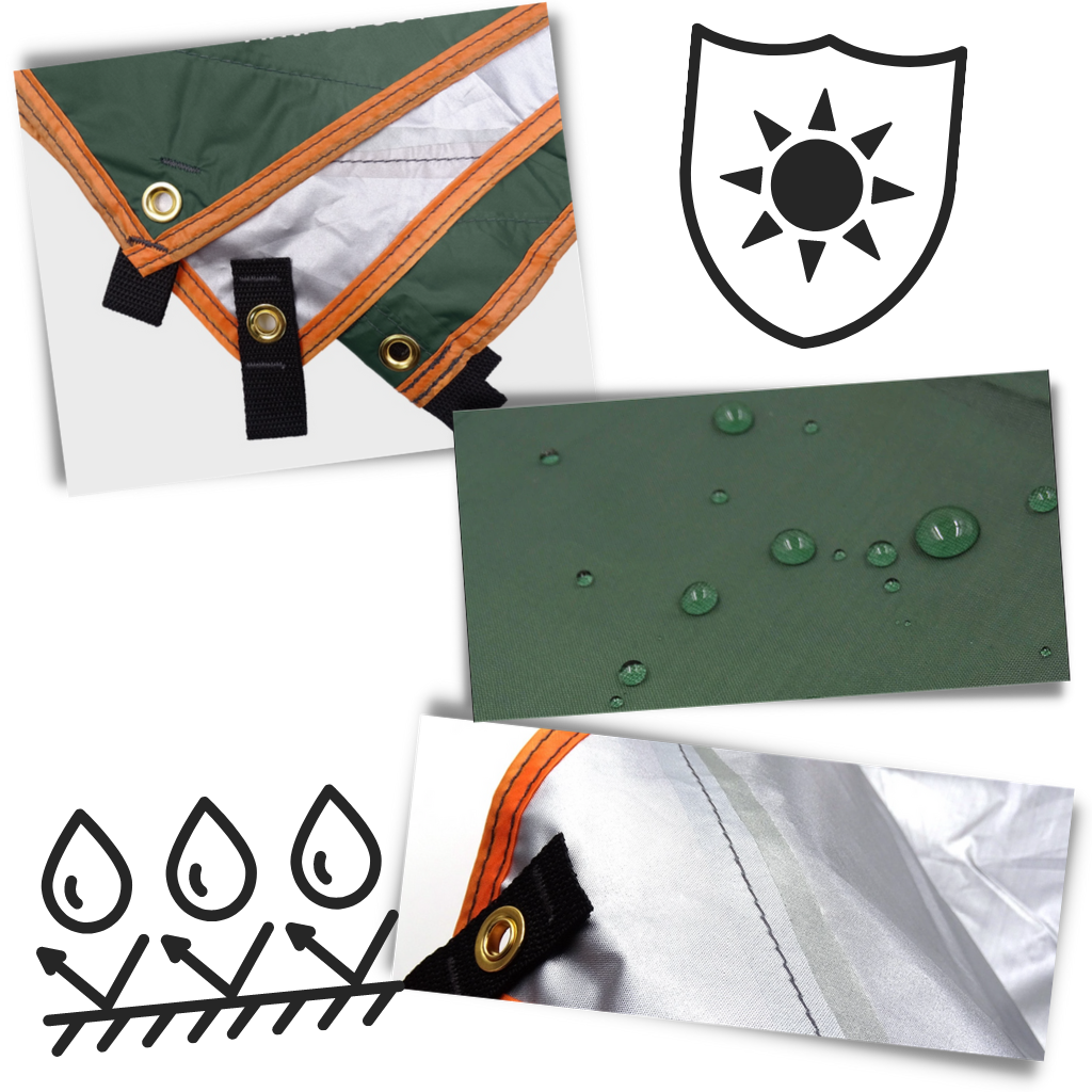 Juego de carpa impermeable para acampar - Ozerty