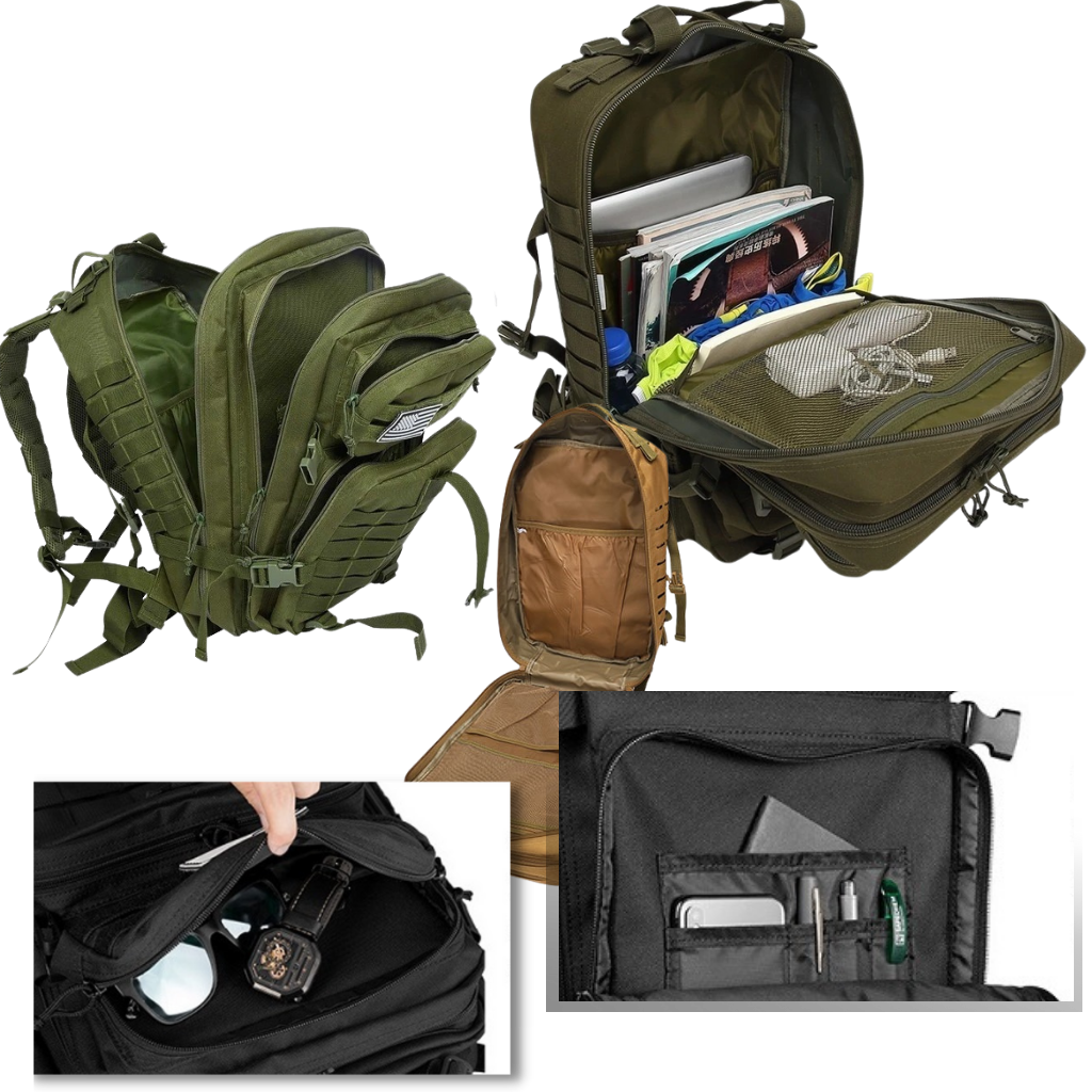 Mochila de campamento resistente de 50L - Ozerty