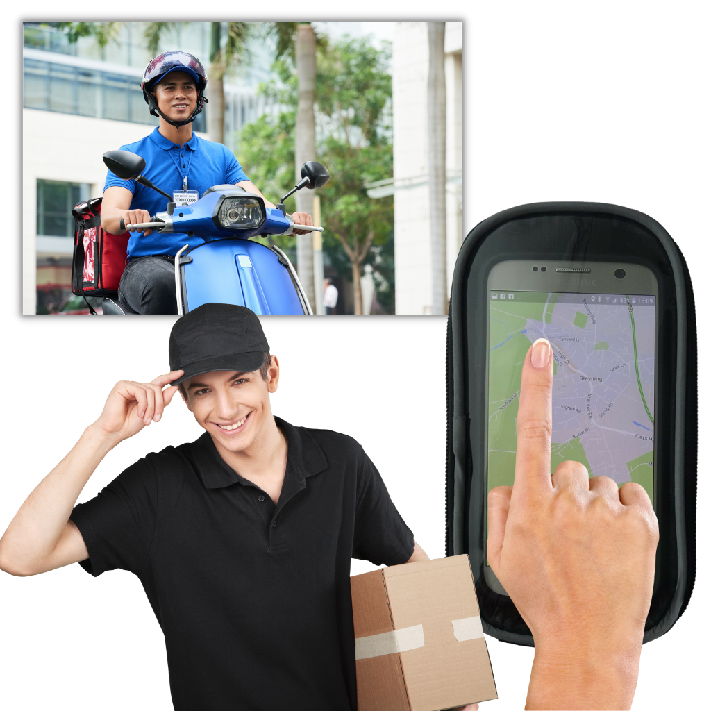 Bolsa impermeable para el teléfono de la bicicleta - Ozerty