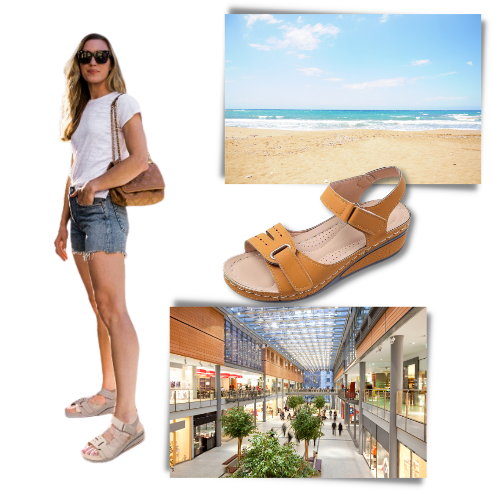 Sandalias ortopédicas para mujer con soporte en el arco
- Ozerty