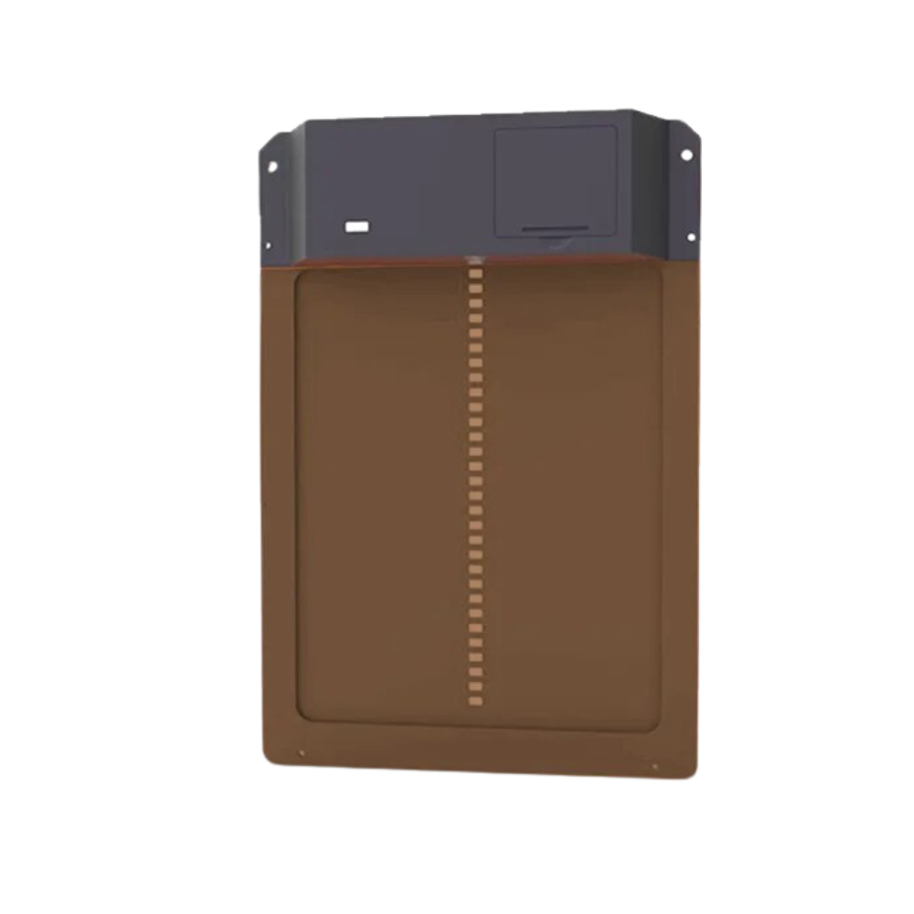 Puerta de gallinero automática
-Marrón - Ozerty