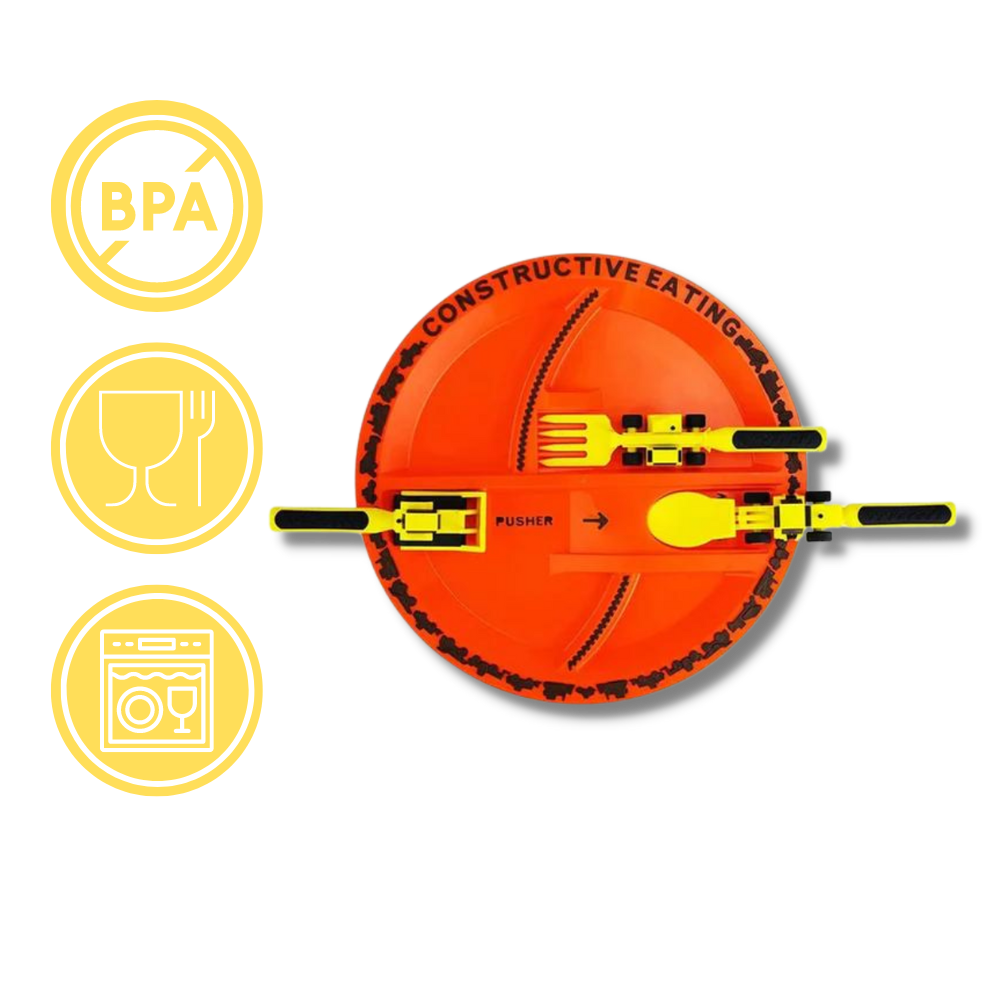 Juego de cubiertos creativos relacionado con la construcción
- Ozerty