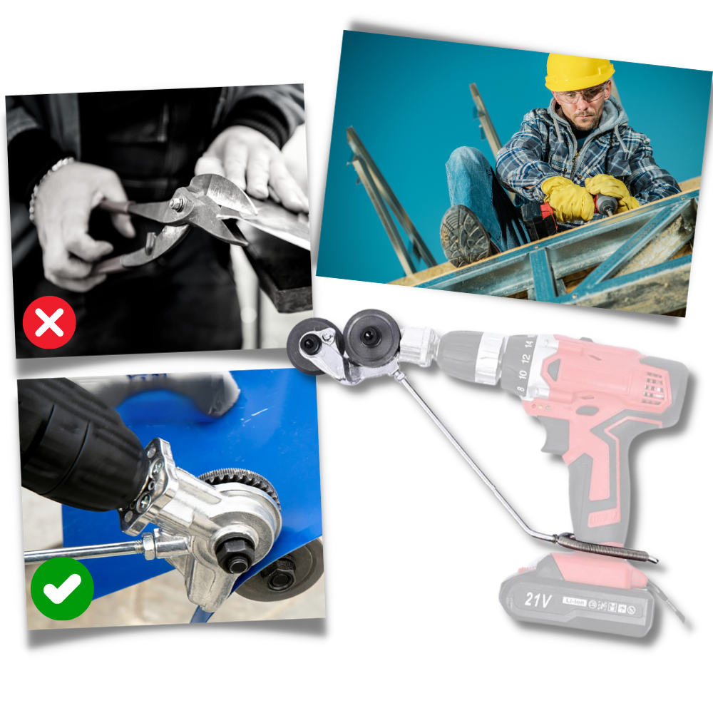 Set de taladros eléctricos para cortar placas
- Ozerty