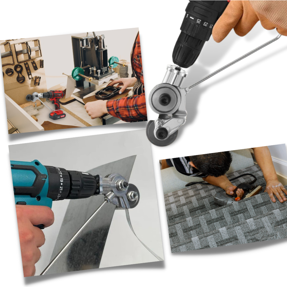 Set de taladros eléctricos para cortar placas
- Ozerty