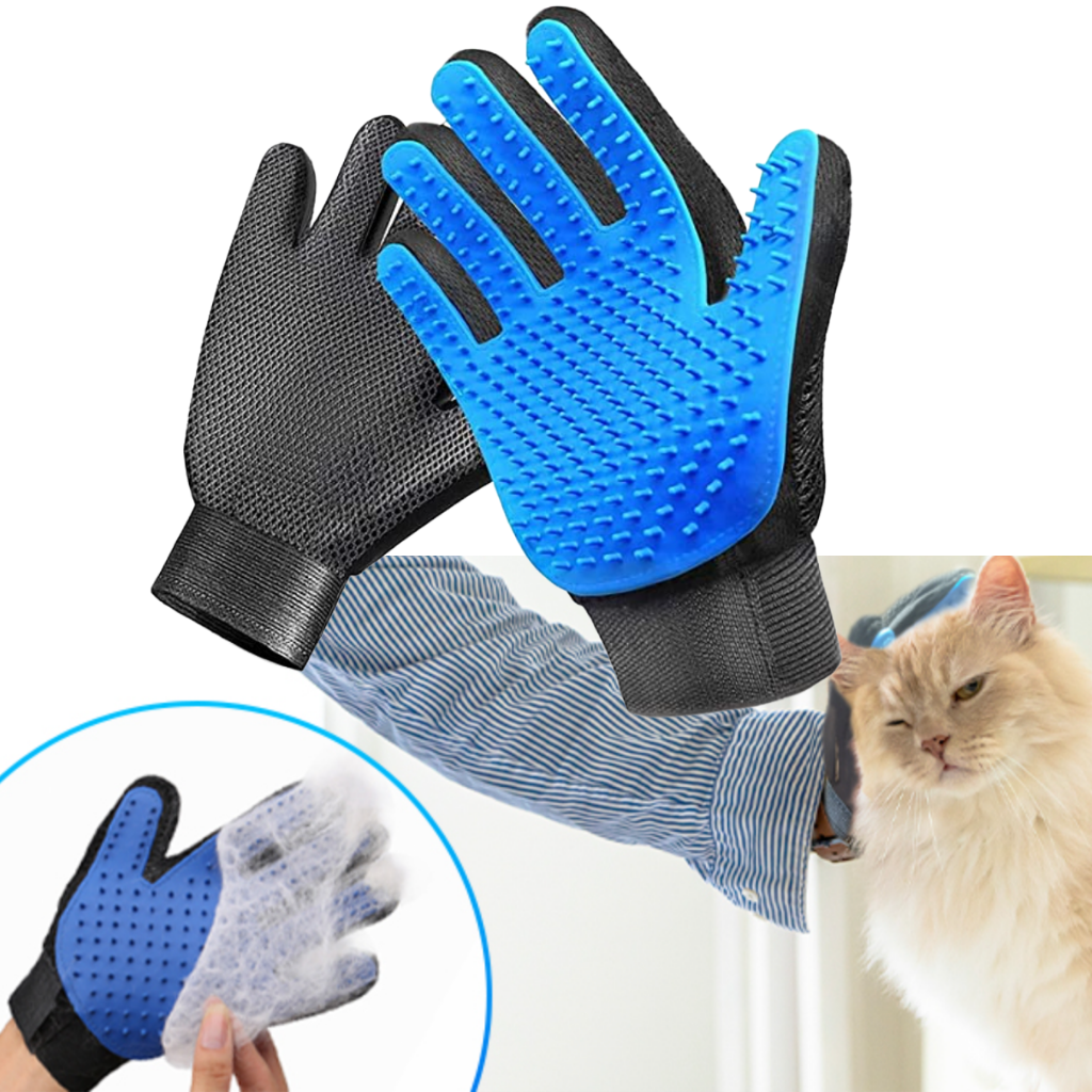 Guantes de peluquería para mascotas (par) - Ozerty