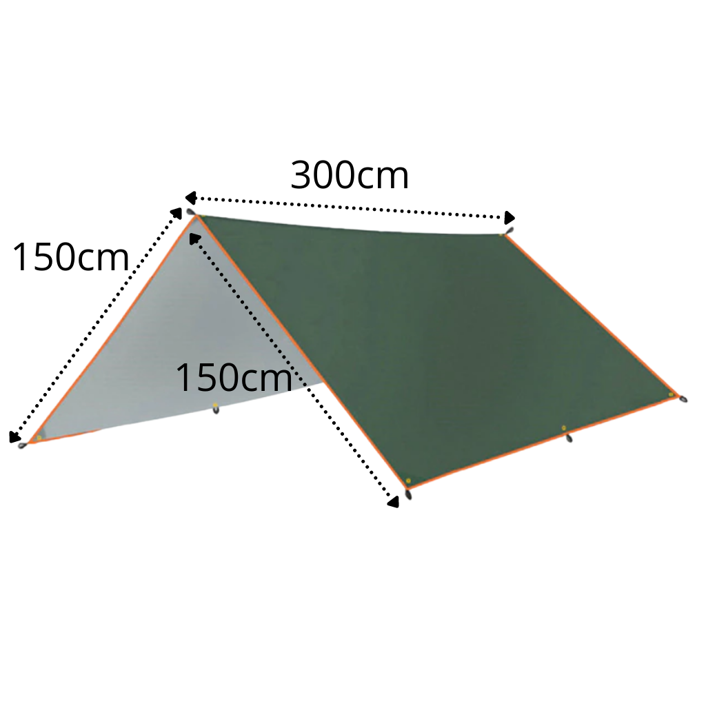 Juego de carpa impermeable para acampar - Ozerty