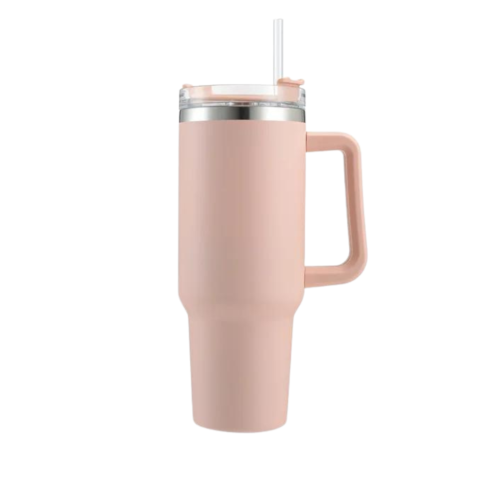 Taza de viaje con asa y gran capacidad para el coche
-Carne - Ozerty