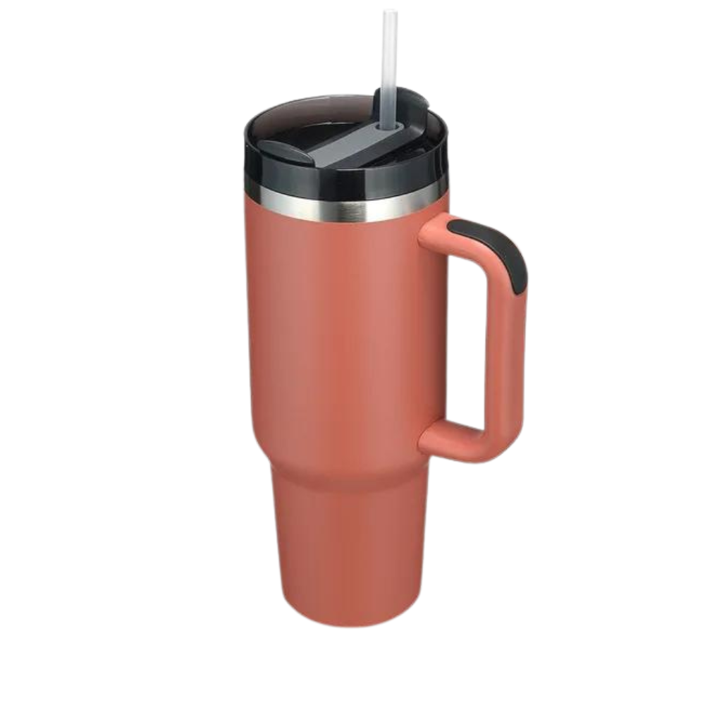 Taza de viaje con asa y gran capacidad para el coche
-Óxido - Ozerty