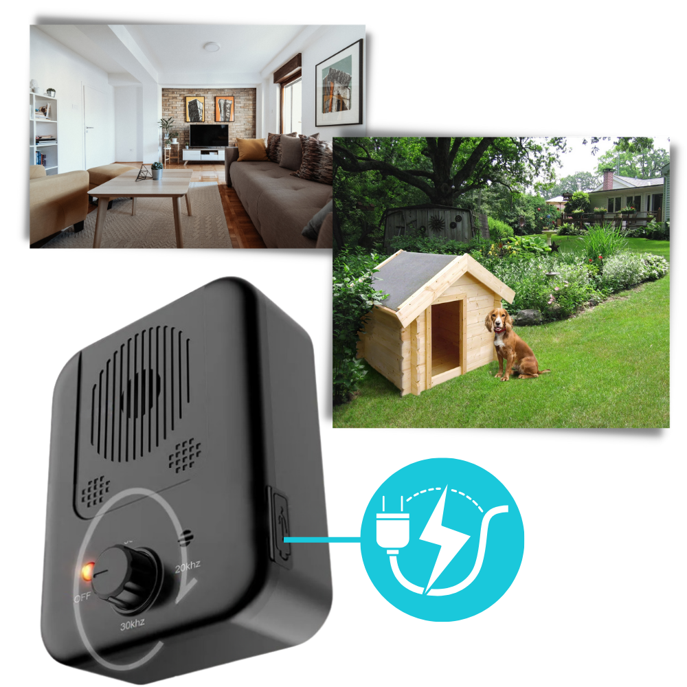 Disuasor ultrasónico de ladridos para perros
- Ozerty