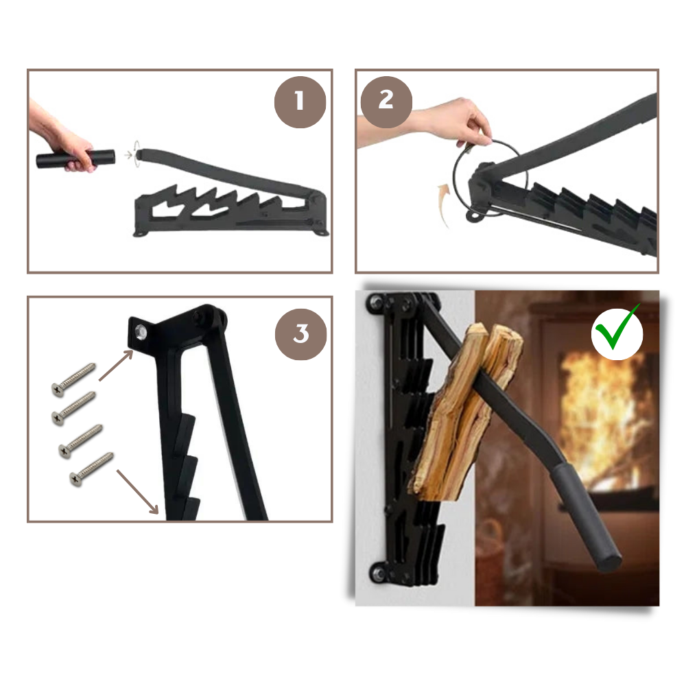 Cortadora de leña de pared
- Ozerty