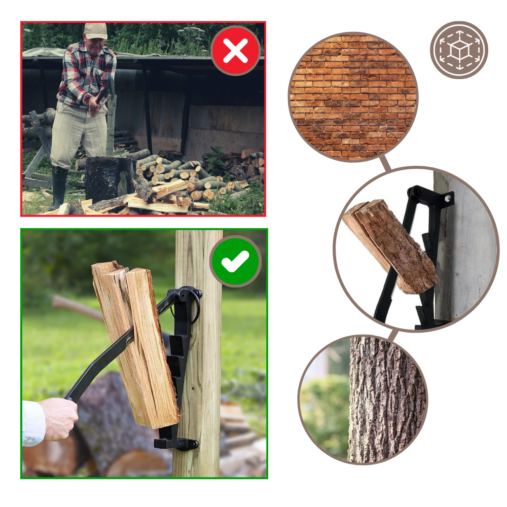 Cortadora de leña de pared
- Ozerty