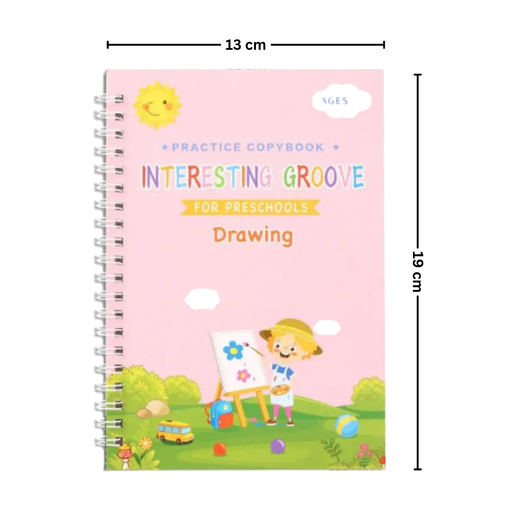 Cuadernos de caligrafía reutilizables Write & Wipe
- Ozerty