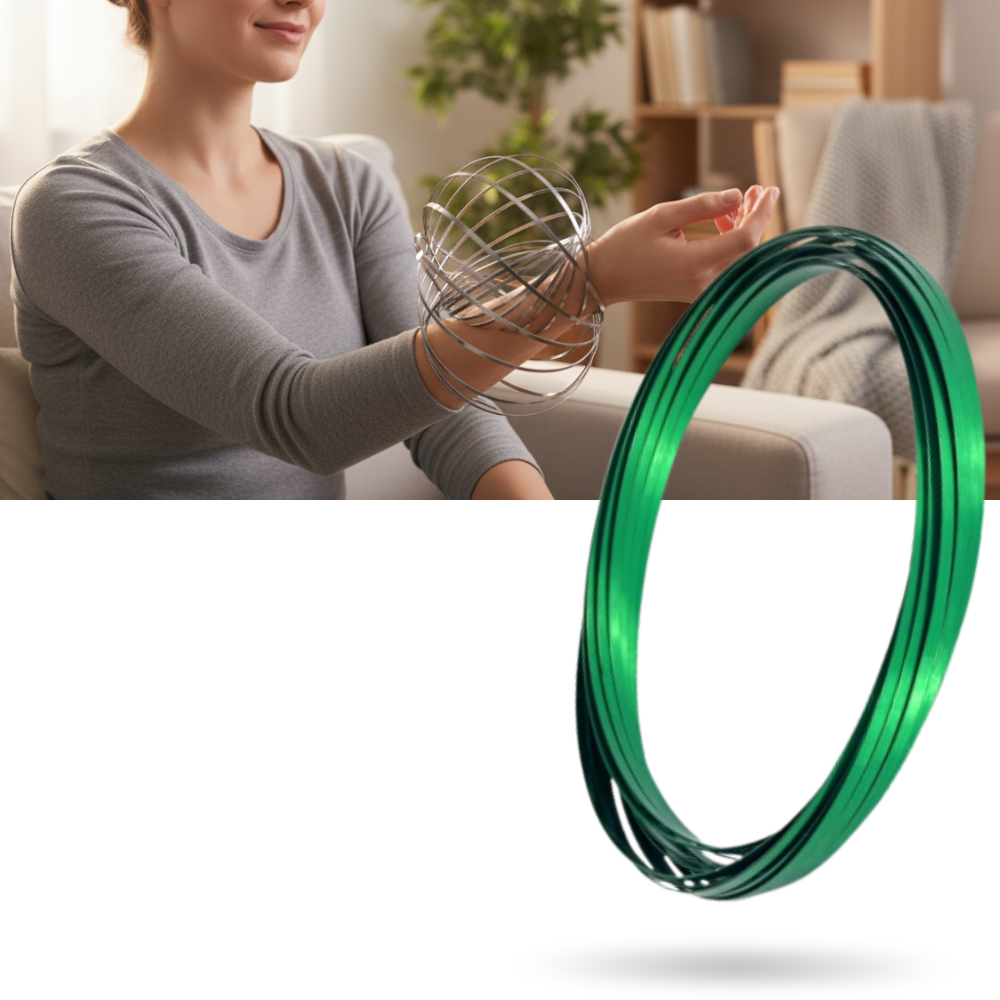 Slinky de acero inoxidable en 3D - Ozerty