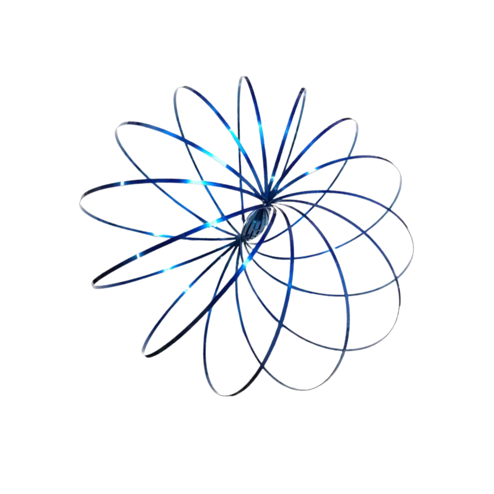 Slinky de acero inoxidable en 3D -Azul cielo - Ozerty