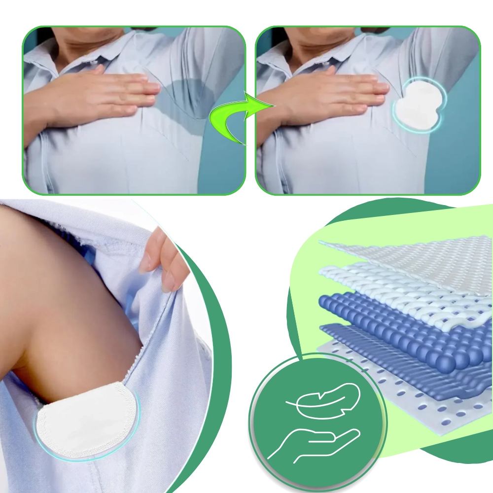 Almohadilla absorbente para el sudor de axilas - Ozerty