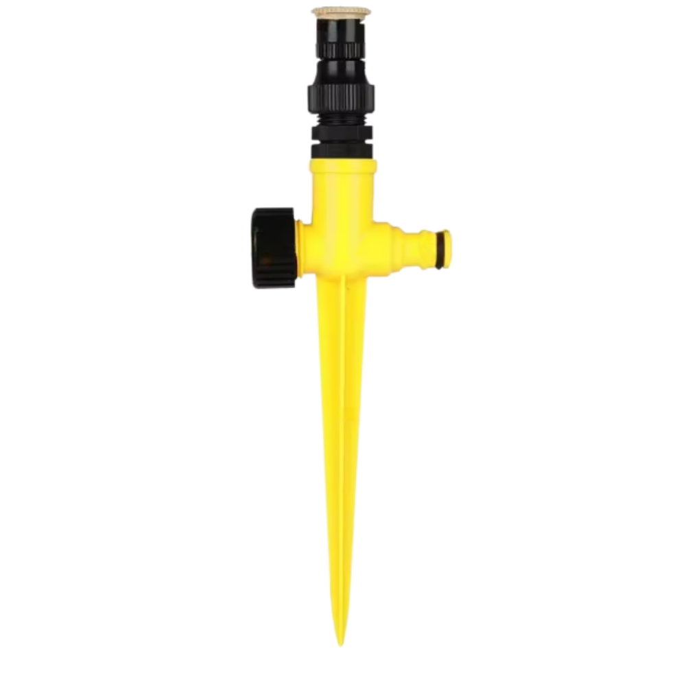 Aspersor giratorio ajustable para césped -Amarillo - Ozerty