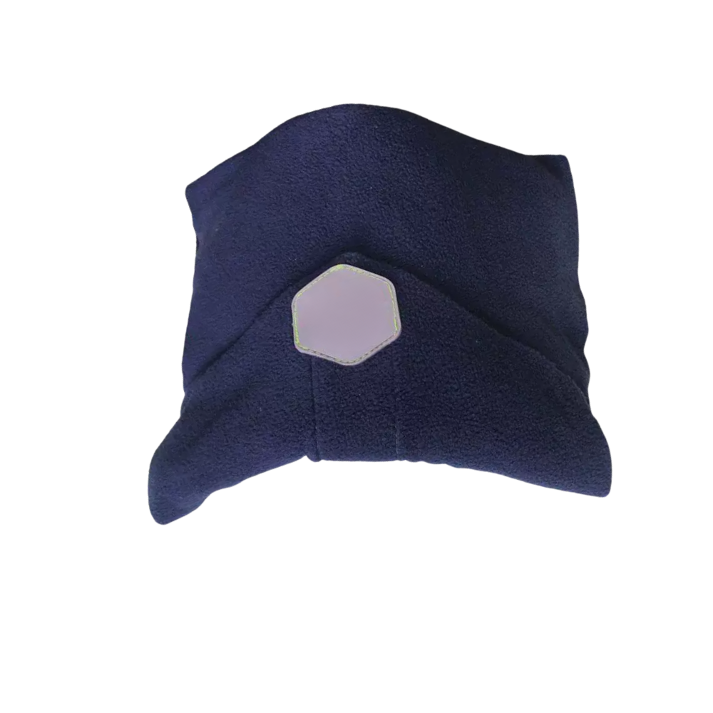 Almohada de viaje ajustable para el cuello -Azul marino - Ozerty