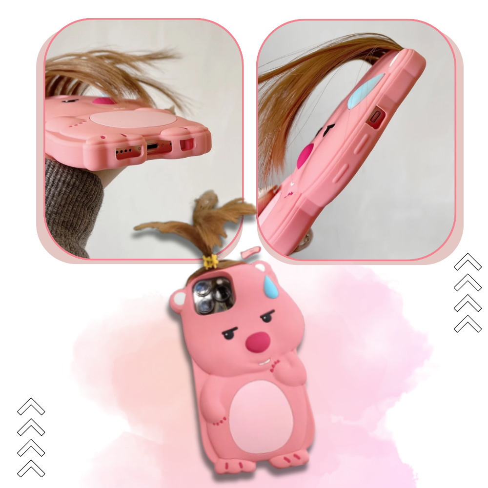 Adorable funda rosa para iPhone - Ozerty