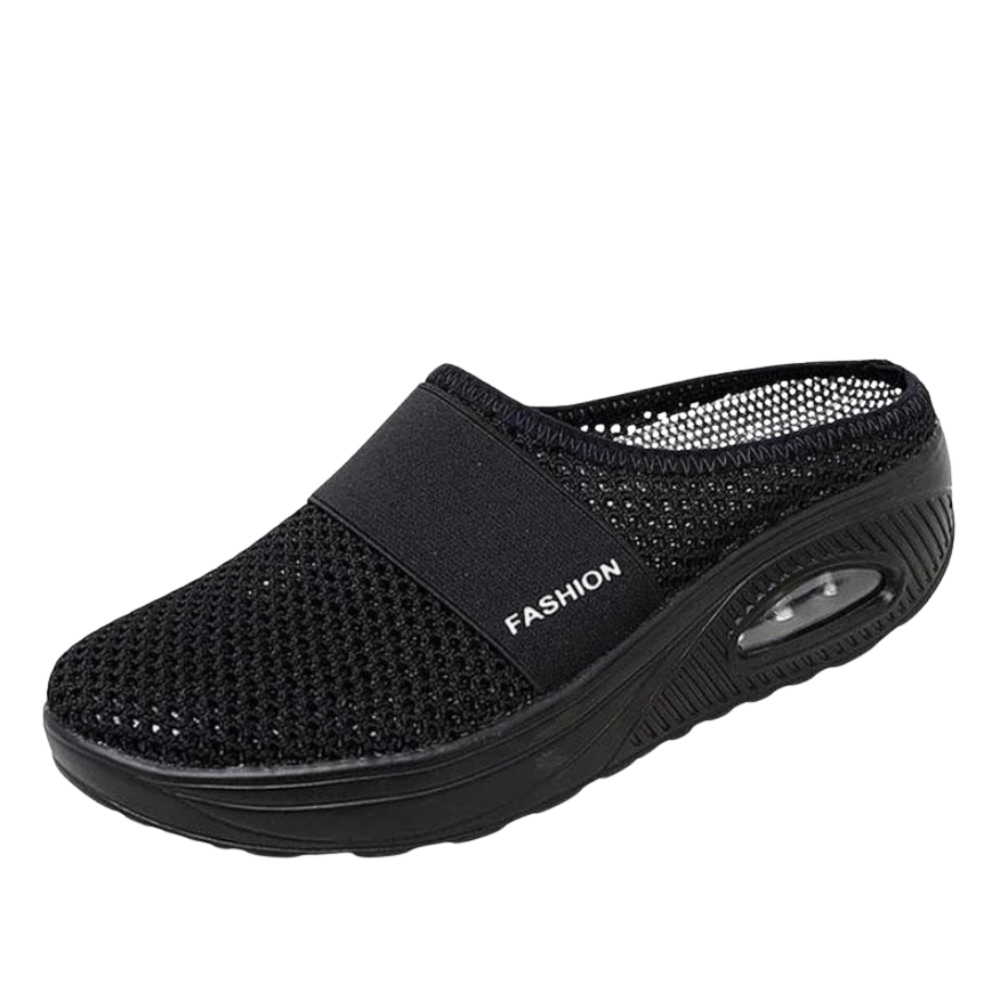 Zapatillas sin cordones con cámara de aire para diabéticos
 -Negro/EU35/US4/UK2Negro/EU36/US5/UK3Negro/EU37/US6/UK4Negro/EU38/US7/UK5Negro/EU39/US8/UK6Negro/EU40/US9/UK7Negro/EU41/US10/UK8Negro/EU42/US11/UK9Negro/EU43/US12/UK10 - Ozerty