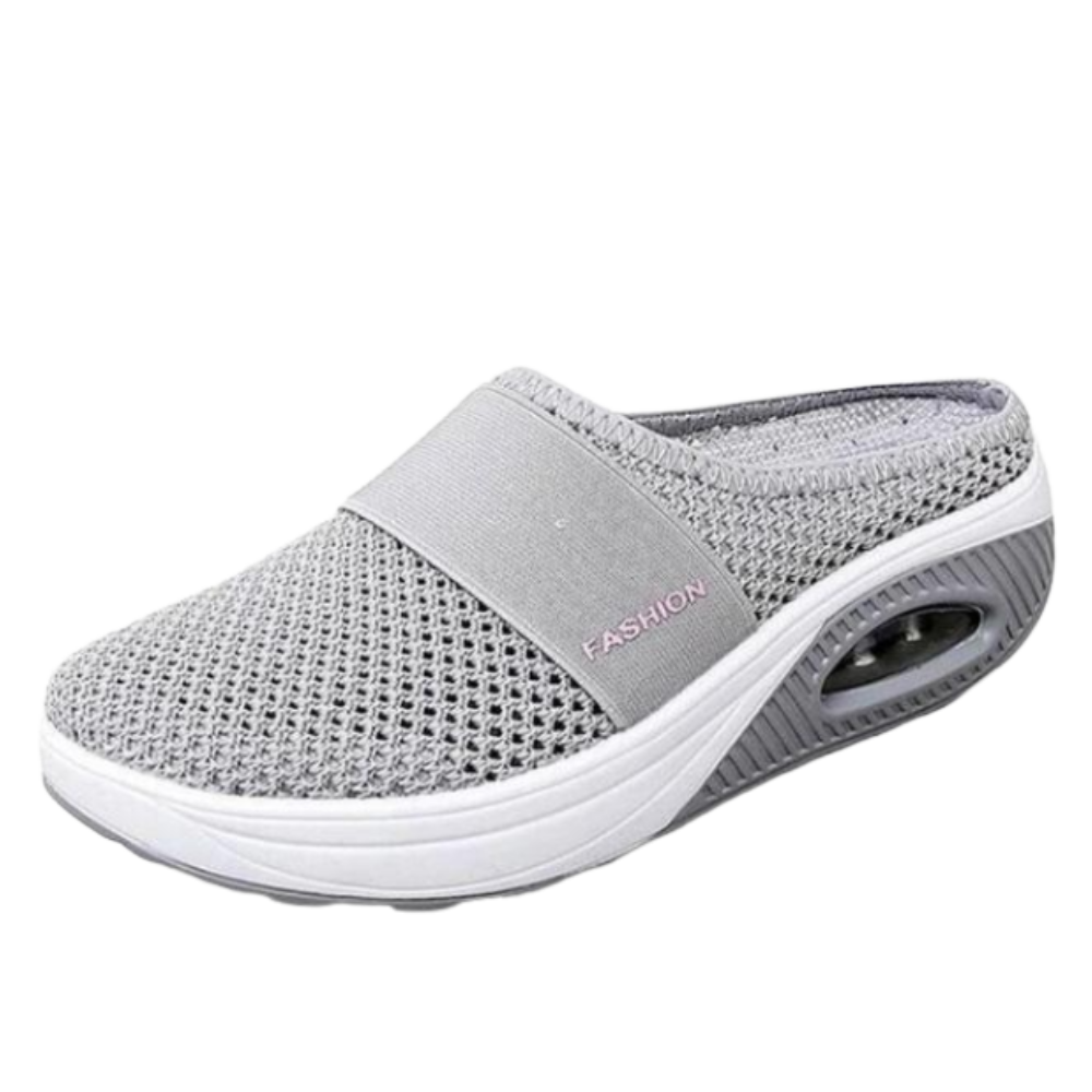 Zapatillas sin cordones con cámara de aire para diabéticos
 -Gris/EU35/US4/UK2Gris/EU36/US5/UK3Gris/EU37/US6/UK4Gris/EU38/US7/UK5Gris/EU39/US8/UK6Gris/EU40/US9/UK7Gris/EU41/US10/UK8Gris/EU42/US11/UK9Gris/EU43/US12/UK10 - Ozerty