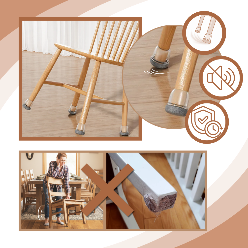 Calcetines antiarañazos para patas de muebles - Ozerty