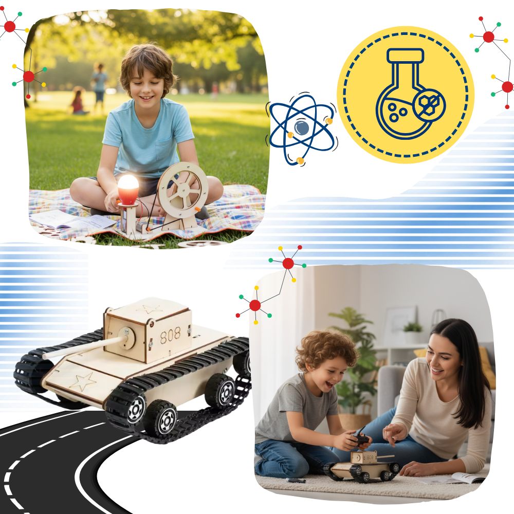 Juguete científico de madera para montar - Ozerty