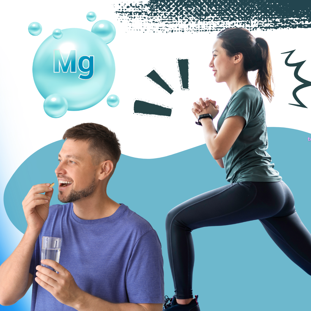 Suplemento vegano equilibrado de glicinato de magnesio - Ozerty