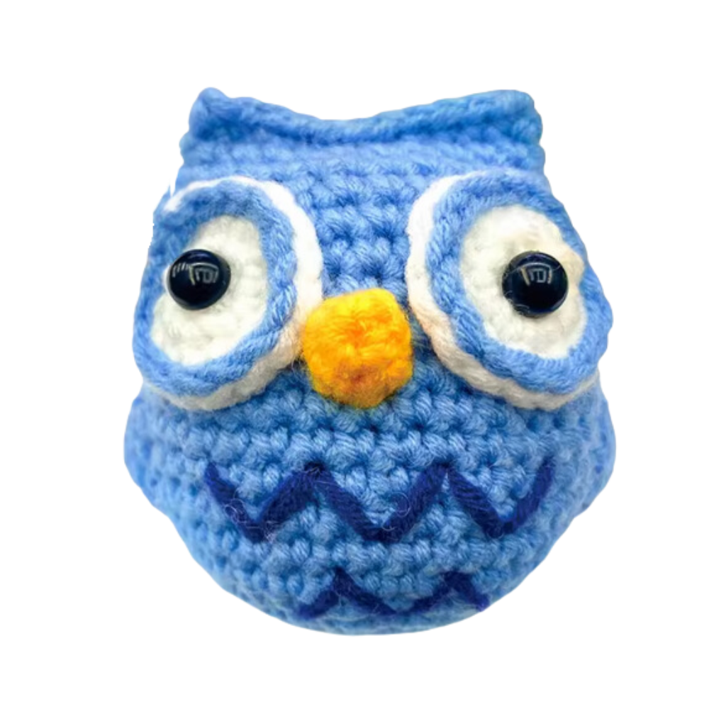 Kit de animales de ganchillo para principiantes

 -Búho azul - Ozerty