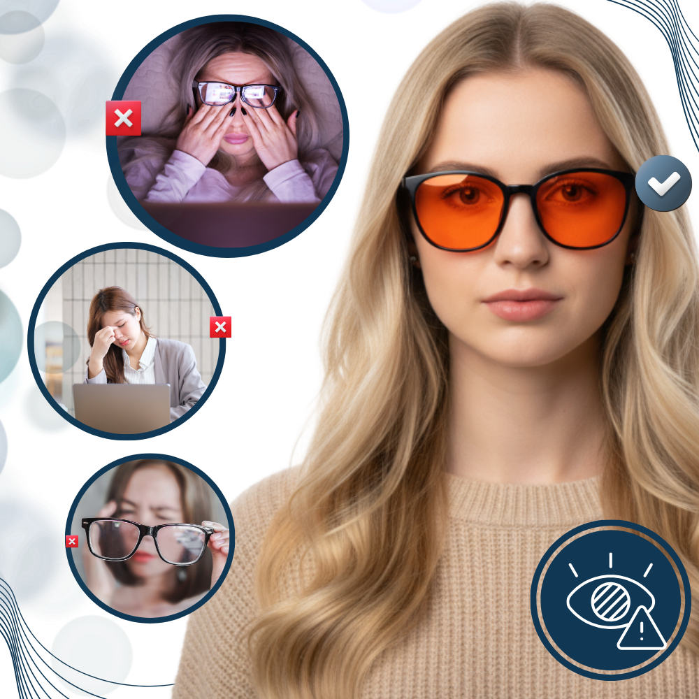 Gafas con filtro de luz azul - Ozerty