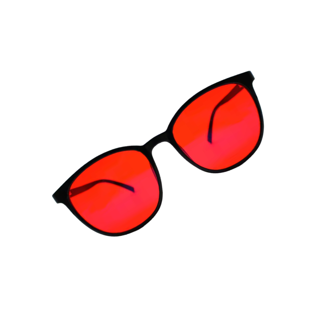 Gafas con filtro de luz azul -Rojo - Ozerty