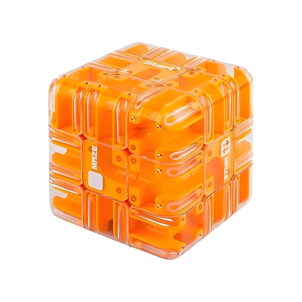 Cubo laberinto Desarrollador cerebral -Naranja - Ozerty