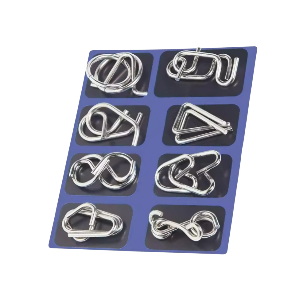 Rompecabezas Brain Tease Lock -Azul - Ozerty