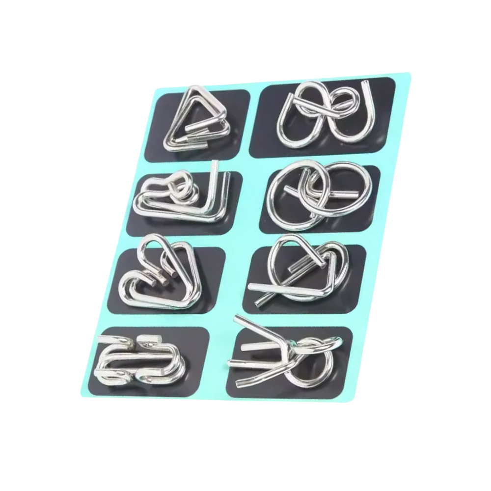 Rompecabezas Brain Tease Lock -Azul cielo - Ozerty