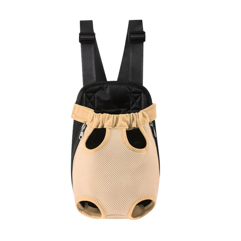 Mochila transportín para perros y gatos -Beige - Ozerty