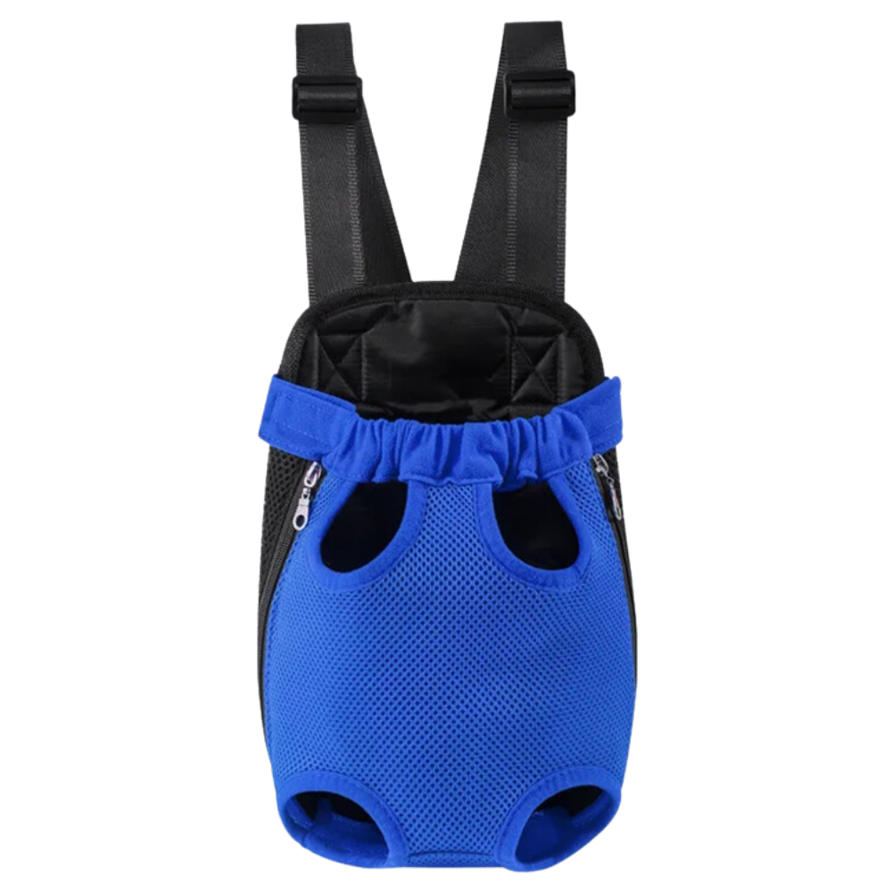 Mochila transportín para perros y gatos -Azul - Ozerty