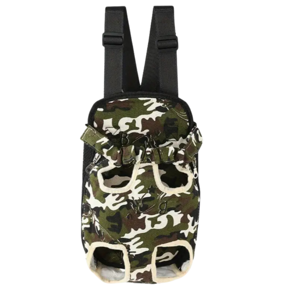 Mochila transportín para perros y gatos -Camuflaje - Ozerty