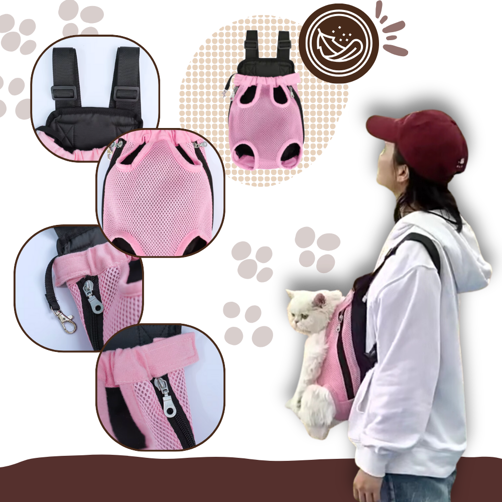 Mochila transportín para perros y gatos - Ozerty