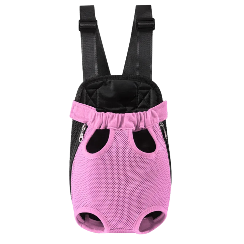 Mochila transportín para perros y gatos -Rosa - Ozerty