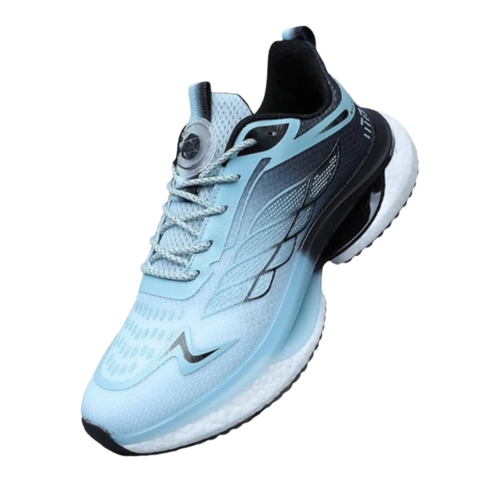 Zapatillas de running transpirables y acolchadas -Azul - Ozerty