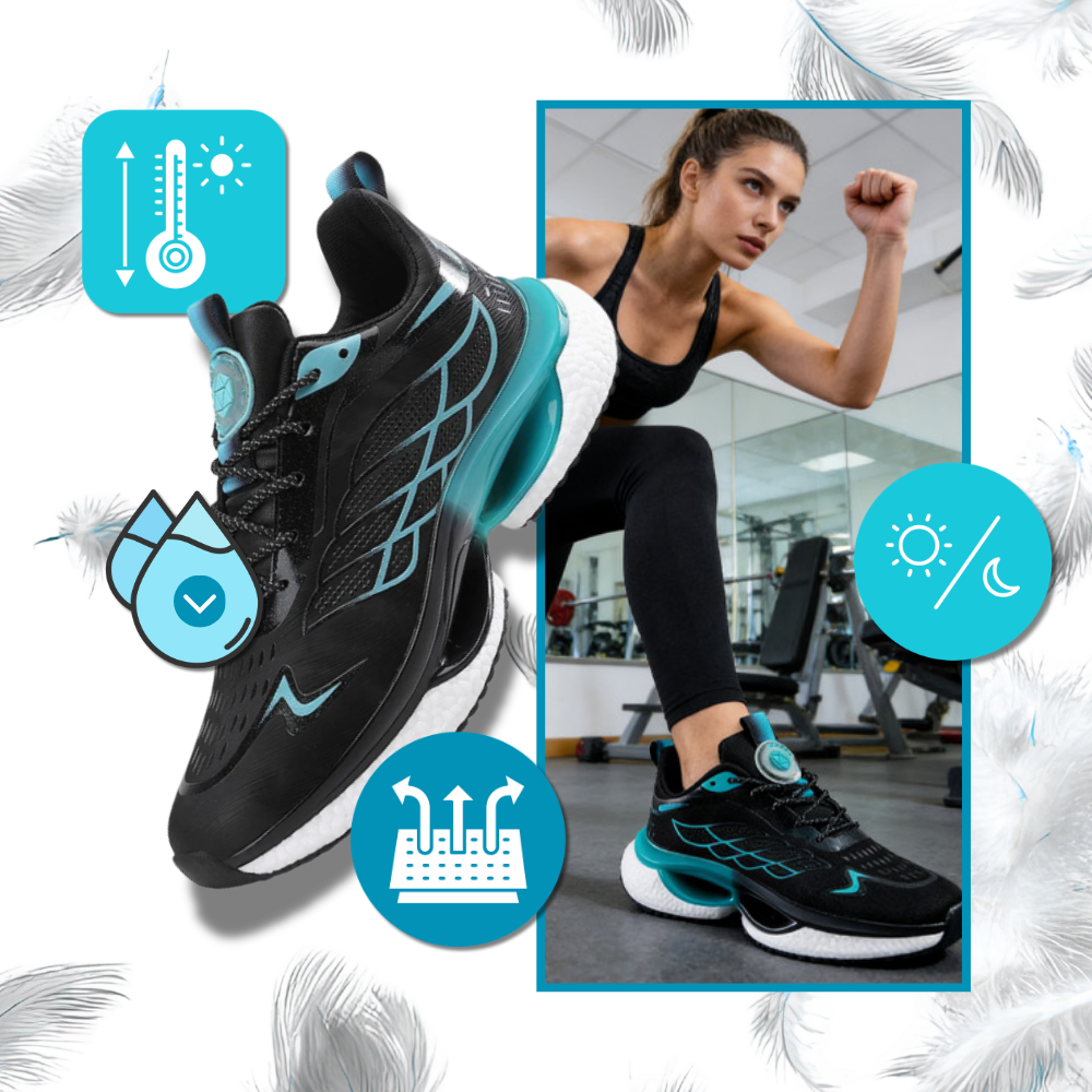 Zapatillas de running transpirables y acolchadas - Ozerty