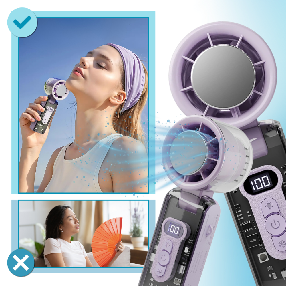 Mini ventilador con turbo - Ozerty